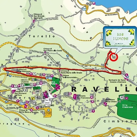 Alojamento de Acomodação e Pequeno-almoço I Limoni Ravello